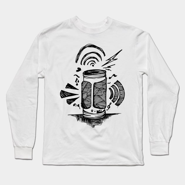 Speaker Abstract Long Sleeve T-Shirt by TKDoodle